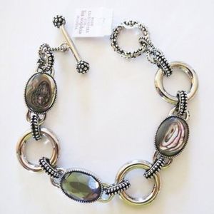 Lia Sophia Abalone and Crystal Epiphany Bracelet